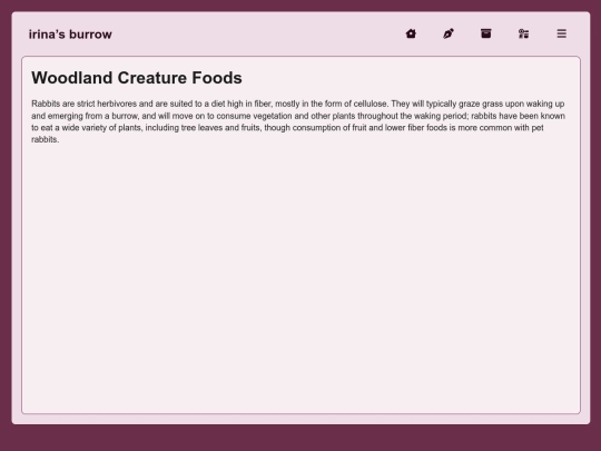 recipes screenshot
