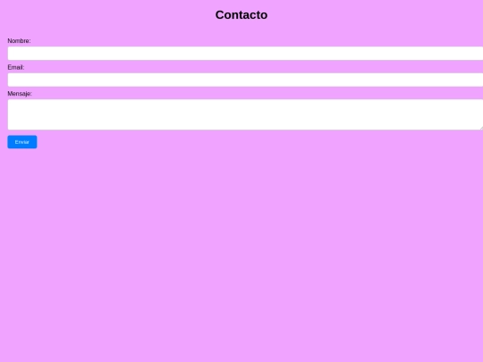 pagina final/contacto screenshot