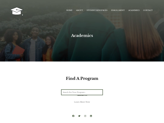 academics screenshot
