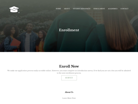 enrollment screenshot