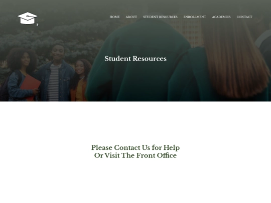 studentresources screenshot