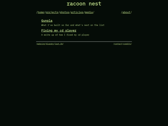 projects screenshot