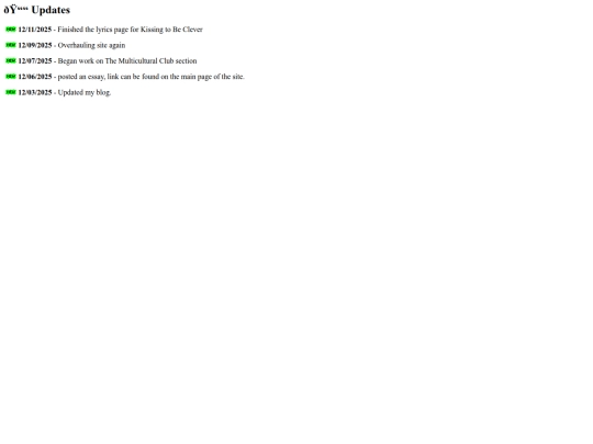 wrestlemaniac/updates-sidebar screenshot