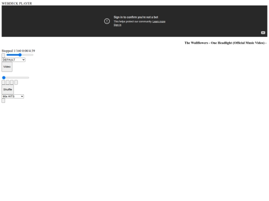 webdeck-player screenshot