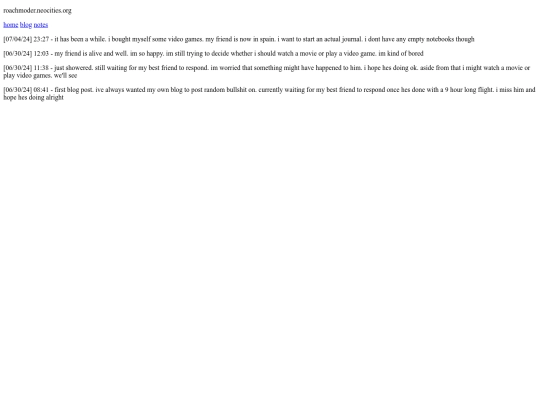 blog screenshot