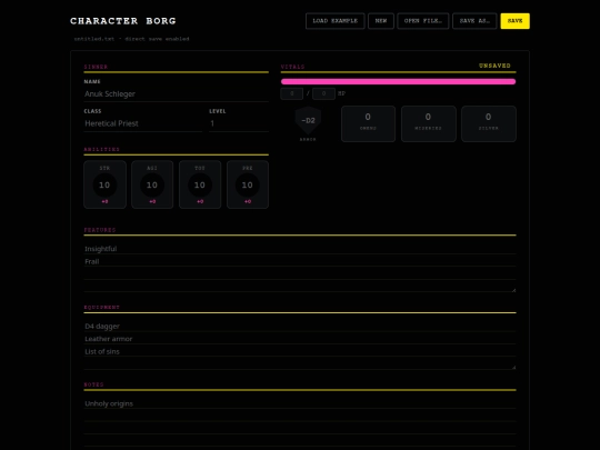 index screenshot