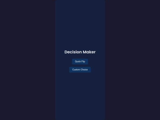 apps/decision_maker screenshot