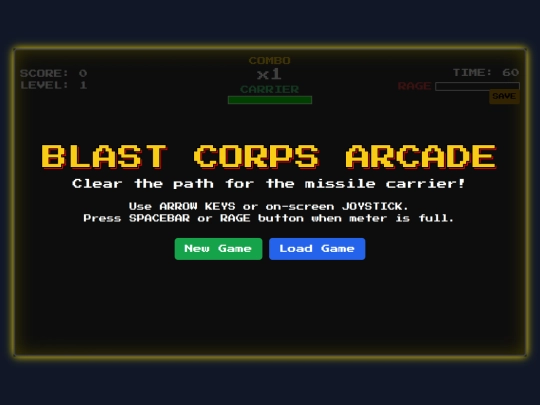 games/Blast Corps Arcade screenshot
