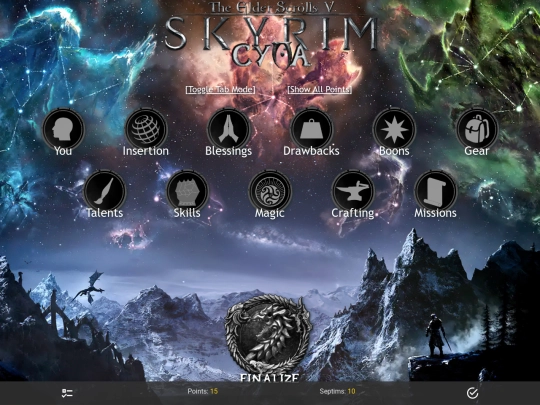 cyoas/skyrimlegacy screenshot