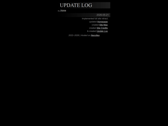 updatelog screenshot