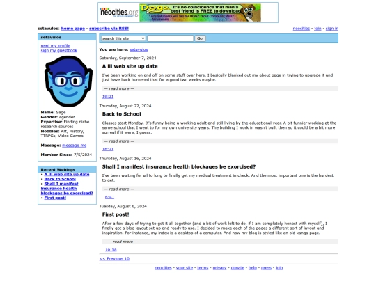 blog/page/2 screenshot