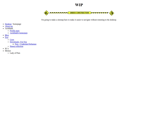 sitemap screenshot