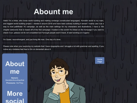 AboutMe screenshot