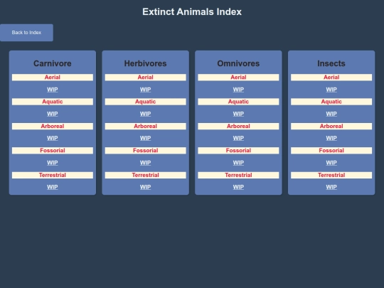 Bestiary/Fauna/ExtinctFuana screenshot