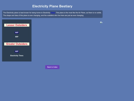 Bestiary/Outsiders/Electricity screenshot