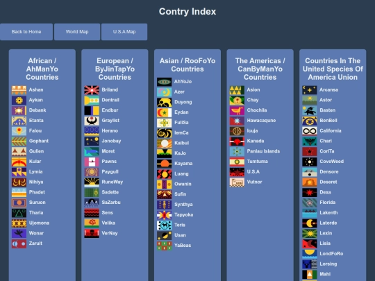 Counties/CountryIndex screenshot