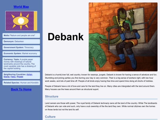 Counties/Debank screenshot