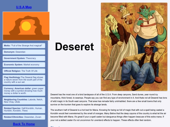 Counties/USAunion/Deseret screenshot