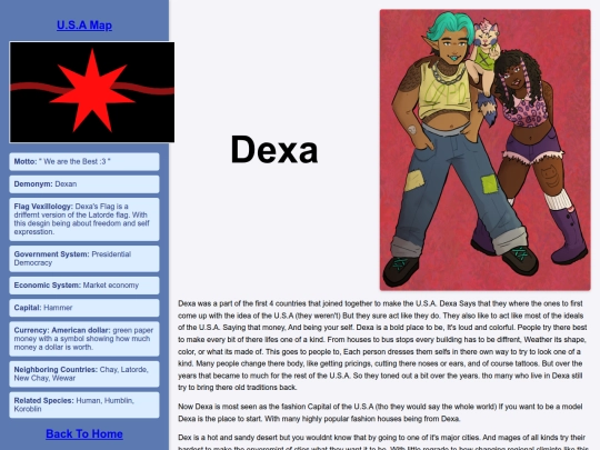 Counties/USAunion/Dexa screenshot