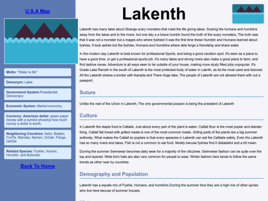 Counties/USAunion/Lakenth screenshot