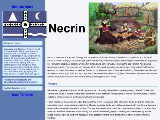 Ethnicities/Necrin screenshot