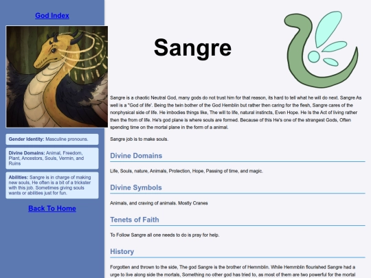 Gods/SangreGod screenshot