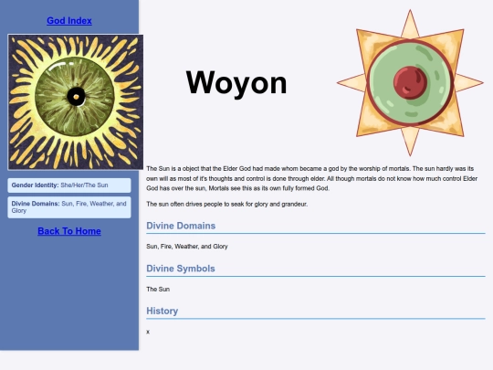 Gods/WoyonGod screenshot