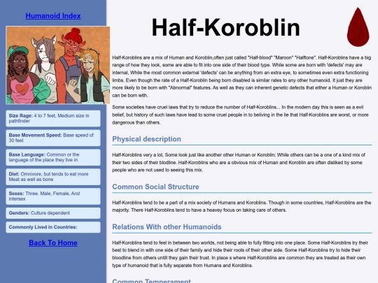 Humanoids/HalfKoro screenshot