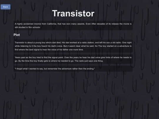 Myths/Transistor screenshot