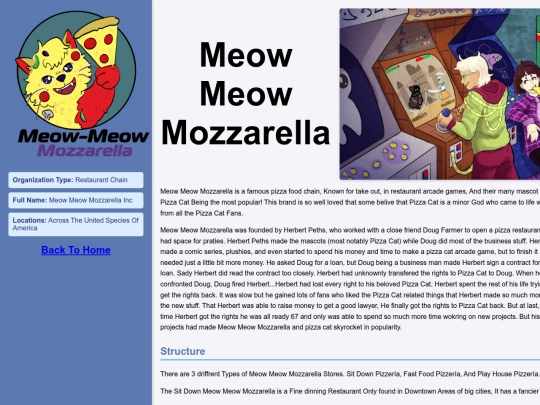 Organizations/Meow screenshot