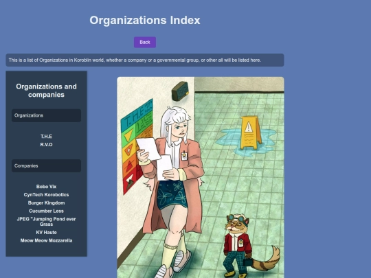 Organizations/Organization screenshot
