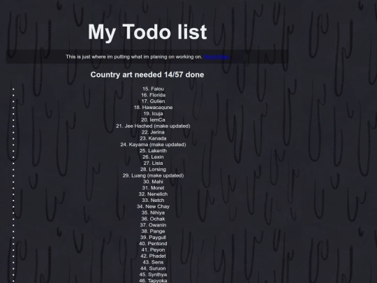 Todolist screenshot