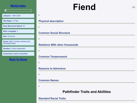 Z Eradun World/Ehumanoids/Fiend screenshot