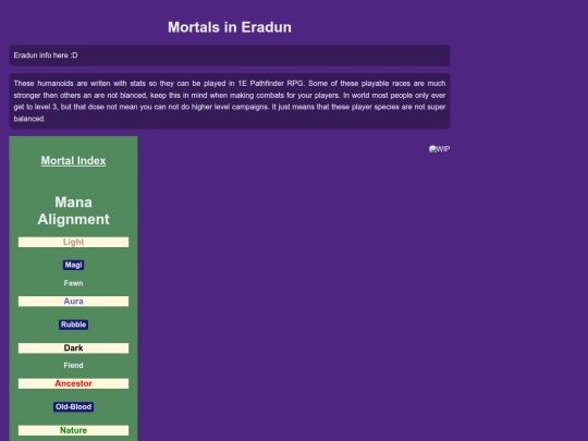 Z Eradun World/Ehumanoids/MortalInde screenshot