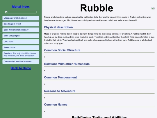 Z Eradun World/Ehumanoids/Ruble screenshot