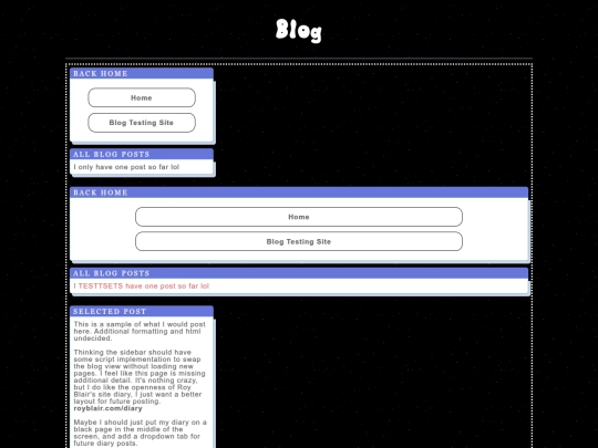 blogtest screenshot
