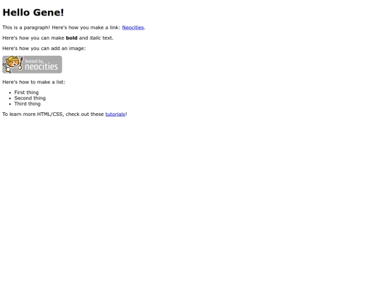 index screenshot