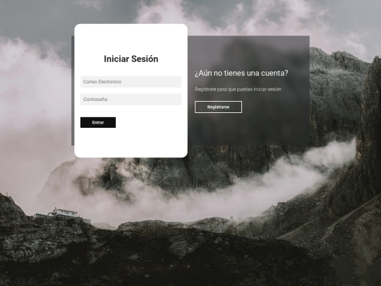 login screenshot