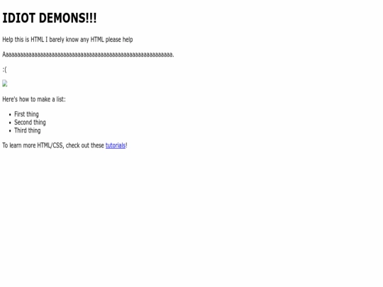 index screenshot