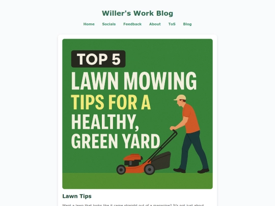 blog screenshot
