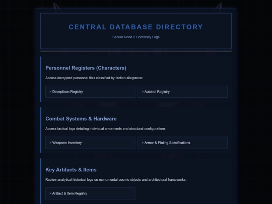 TheDataBase/Baseindex screenshot