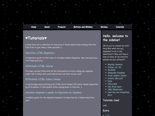 tutorials screenshot
