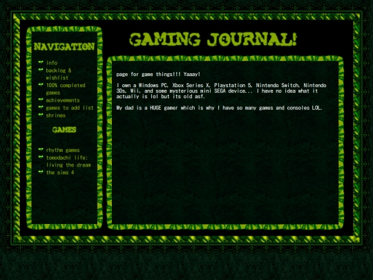 games screenshot