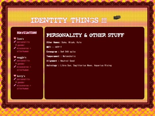 identity screenshot