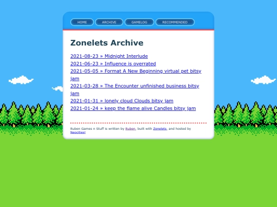 archive screenshot