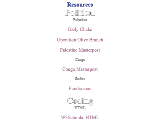 resources screenshot