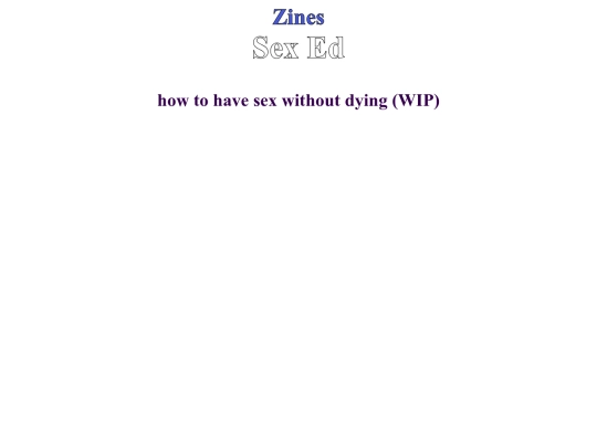 zines screenshot