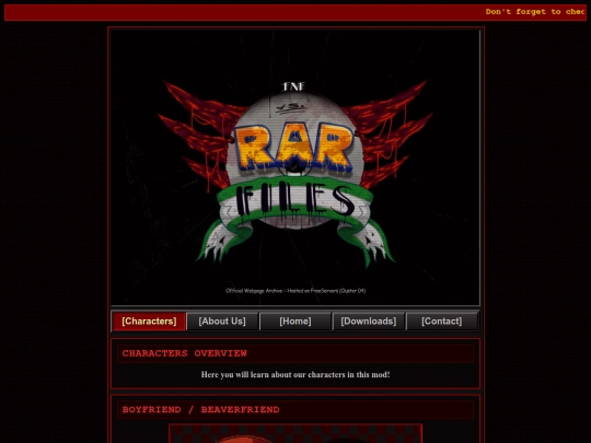 characters screenshot