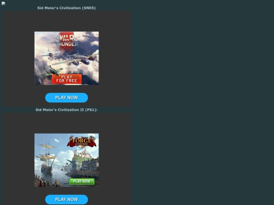 CIVILIZATION screenshot