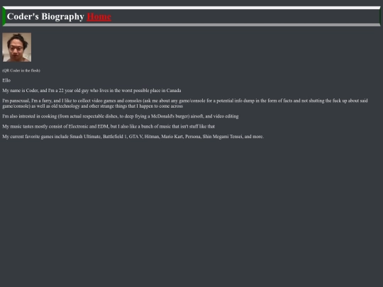 coderbio screenshot